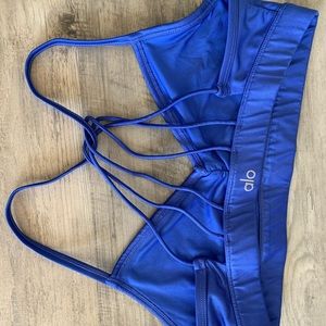 Alo bra. Good condition with some signs of wear.